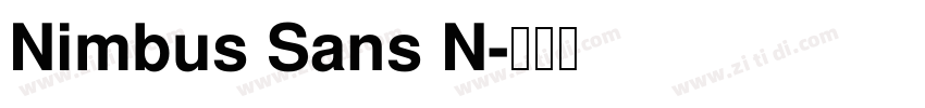 Nimbus Sans N字体转换 Nimbus Sans N字体转换